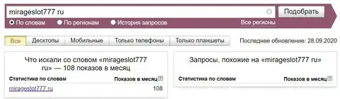 Інформація про запити на доменний mirageslot777 ru з космічним кораблем у службі Yandex' data-src='/Privju_Img/835000/835121_informaciya_o_zaprosah_na_domen_mirageslot777_ru_s_probelom_v_servise_yandeks.jpg